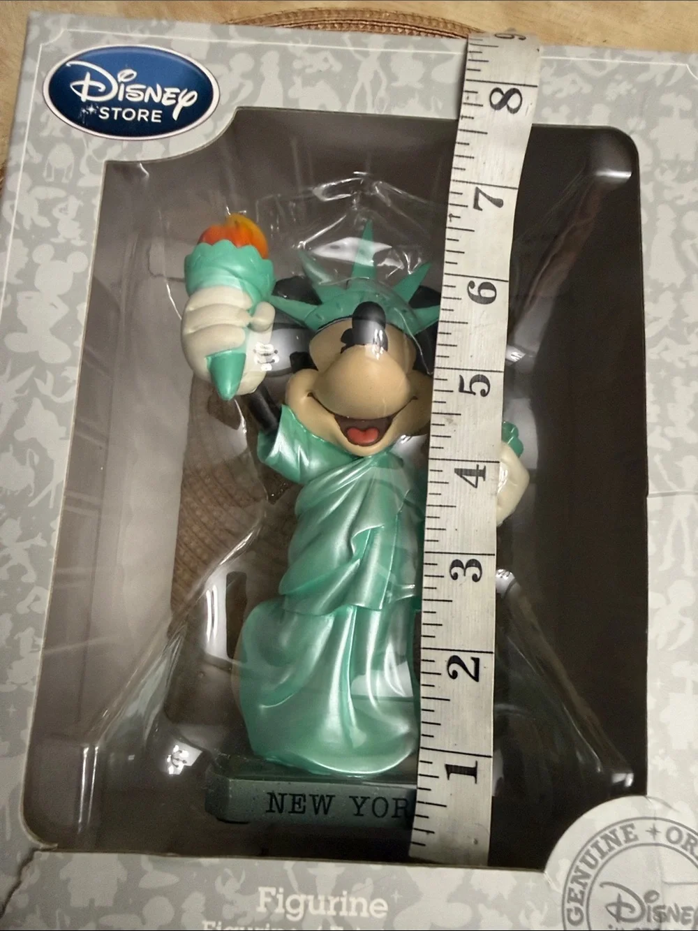 Disney 🔥 Disney Store Minnie Liberty Christmas Resin Holiday Figurine